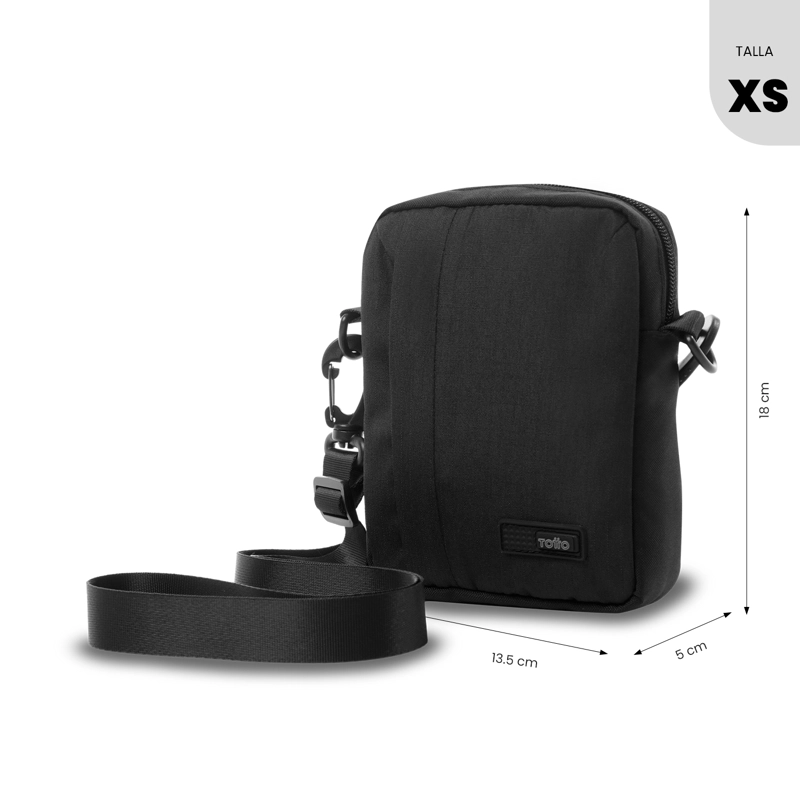 BOLSO PARA HOMBRE BALAO 3.0 TIPO CROSSBODY PEQUEÑO NEGRO - 2