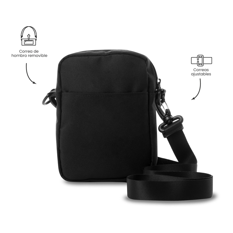 BOLSO PARA HOMBRE BALAO 3.0 TIPO CROSSBODY PEQUEÑO NEGRO - 3