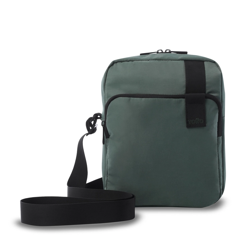 BOLSO PARA HOMBRE DRILL TIPO CROSSBODY PEQUEÑO VERDE - 1
