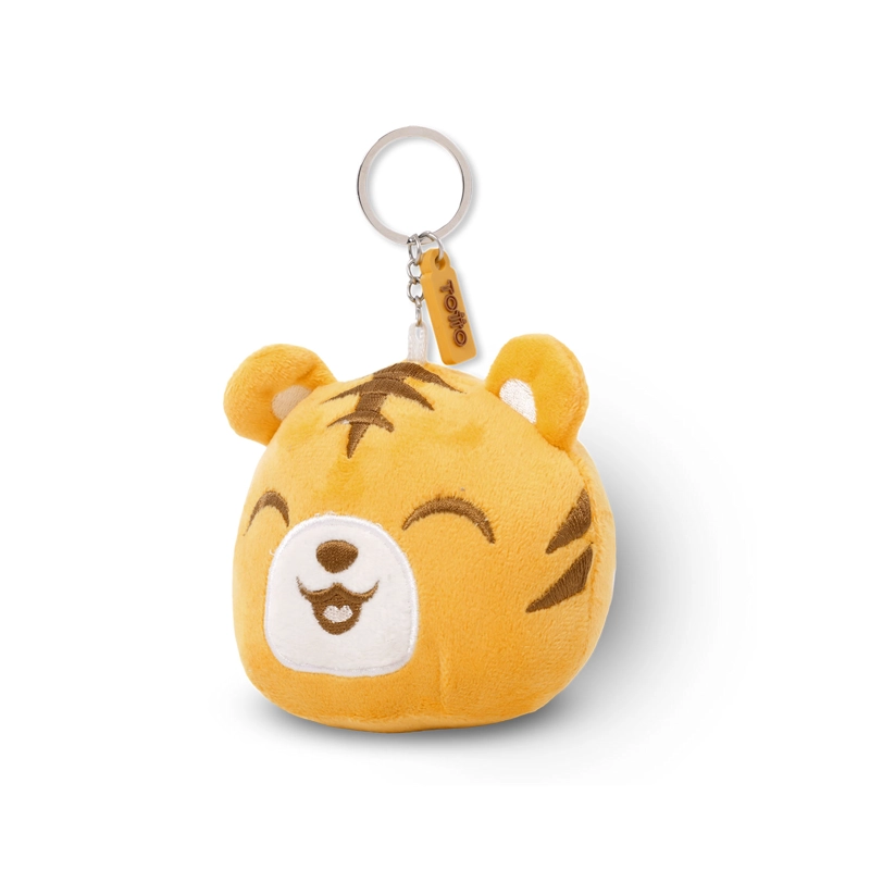 LLAVERO DE PELUCHE LION COLOR AMARILLO - 1