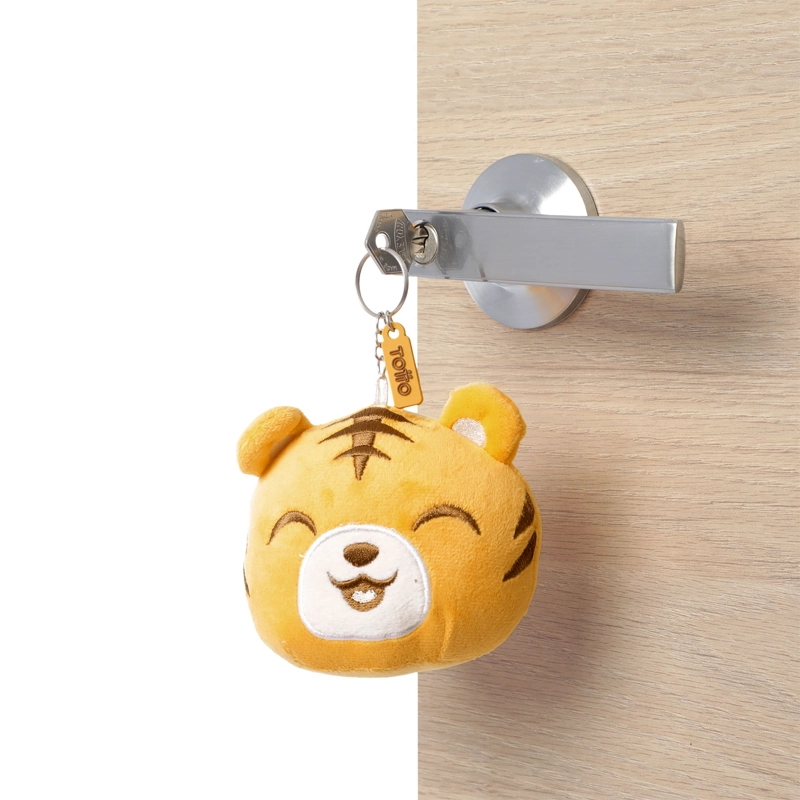LLAVERO DE PELUCHE LION COLOR AMARILLO - 2