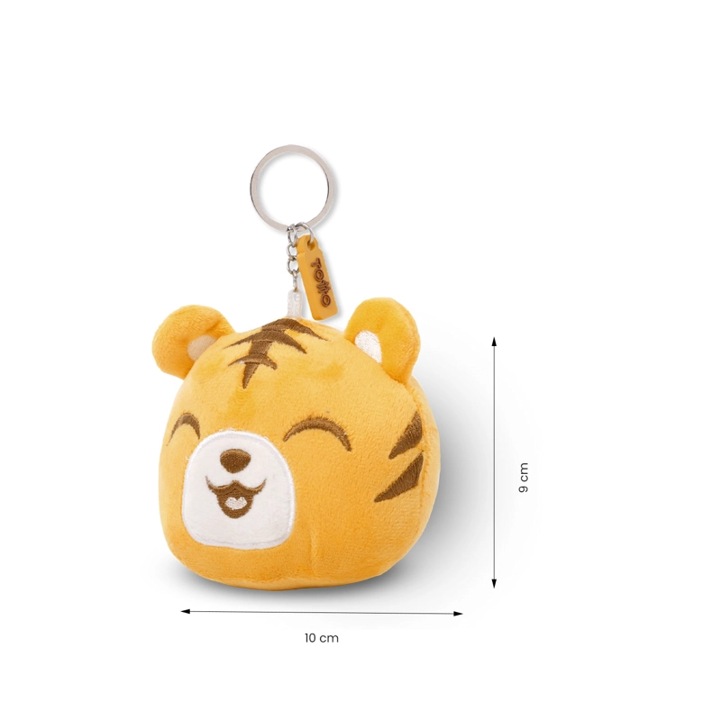 LLAVERO DE PELUCHE LION COLOR AMARILLO - 5