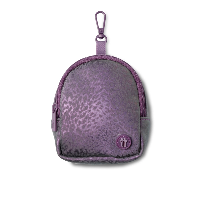 LLAVERO DE MODA MINI MORRAL TOKO COLOR MORADO - 1