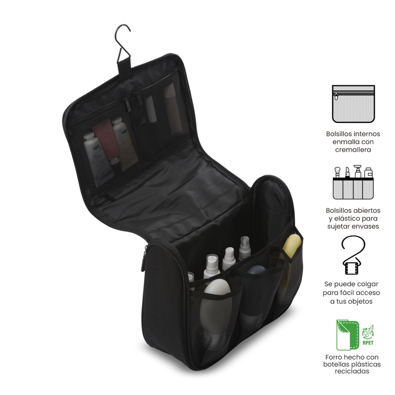 ORGANIZADOR DE BAÑO PARA VIAJE WEEKENDER 2.0 NEGRO - 3