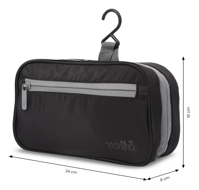 ORGANIZADOR DE BAÑO PARA VIAJE OASIS NEGRO - 3