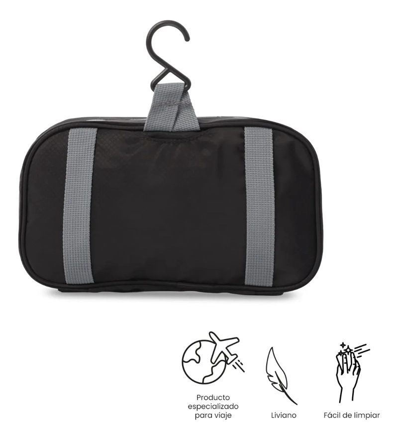 ORGANIZADOR DE BAÑO PARA VIAJE OASIS NEGRO - 5