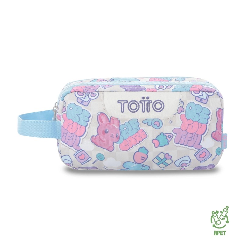 ESTUCHE TOTTO PARA NIÑA ESCUADRA GRANDE BLANCA - 1