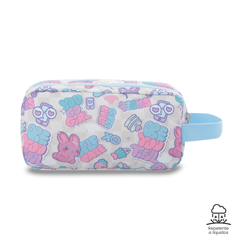 ESTUCHE TOTTO PARA NIÑA ESCUADRA GRANDE BLANCA - 4