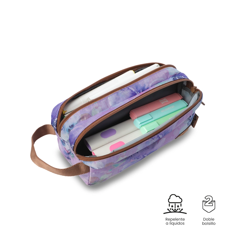 ESTUCHE TOTTO MUJER CHIZAL GRANDE ROSADA - 3