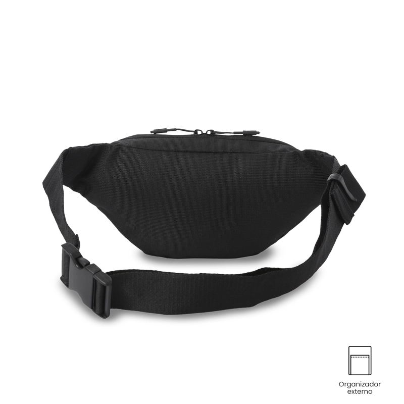 BANANO UNISEX MESH GRANDE COLOR NEGRA - 5