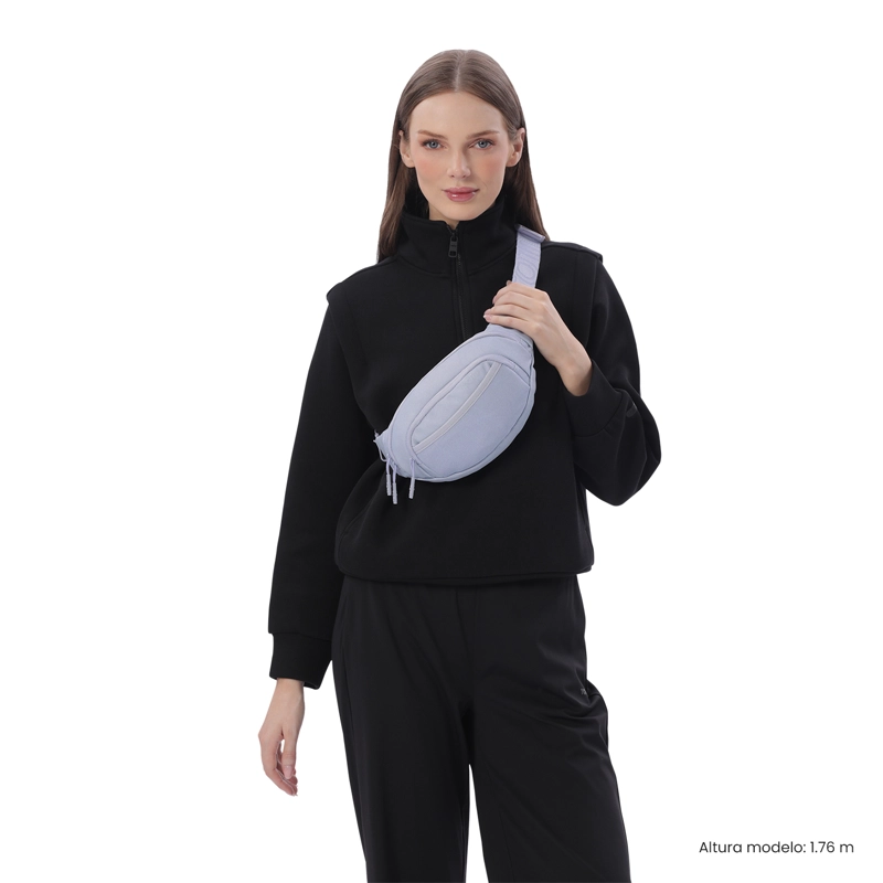 BANANO MUJER MESH GRANDE COLOR MORADA - 2