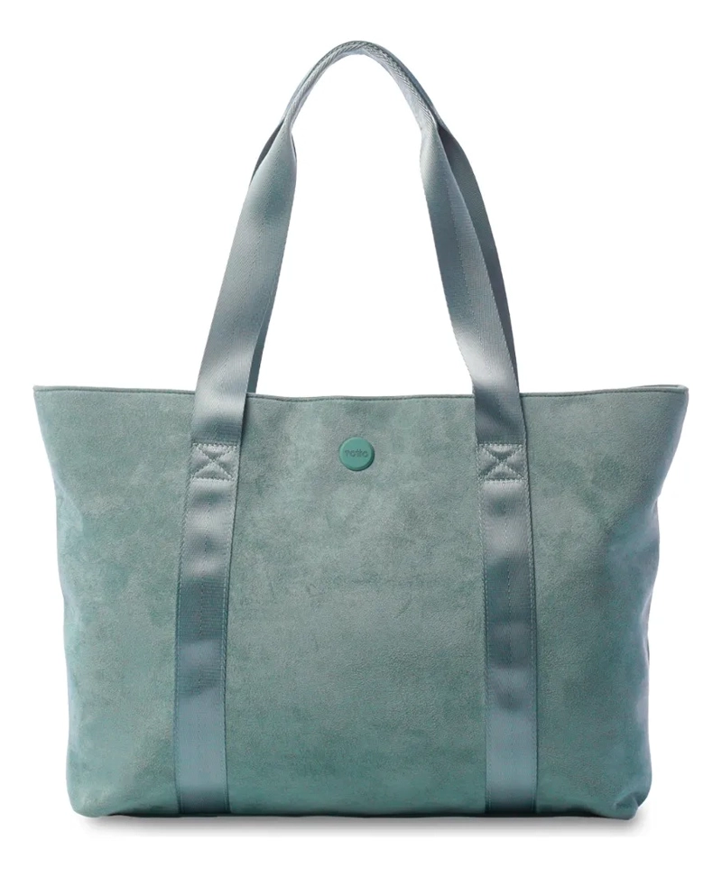 TOTE BAG PARA MUJER MIXI GAM EN GAMUZA GRANDE VERDE - 1
