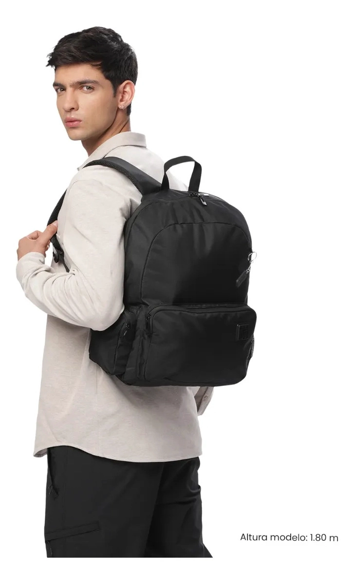MOCHILA UNIVERSITARIO KOBE PORTA PC 16  NEGRO UNISEX - 2