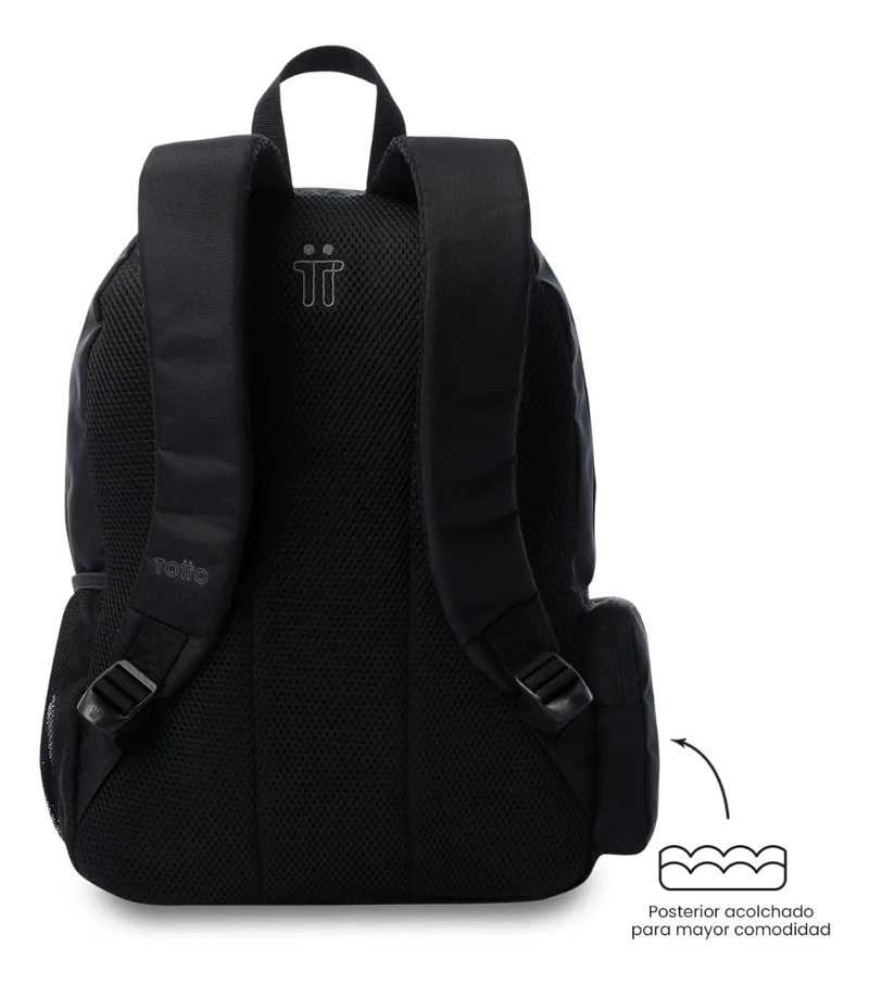MOCHILA UNIVERSITARIO KOBE PORTA PC 16  NEGRO UNISEX - 4