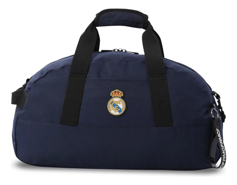 BOLSO DEPORTIVO DE VIAJE REAL MADRID PEQUEÑA AZUL - 1