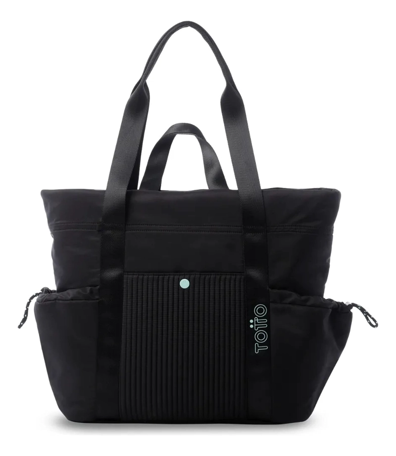 SHOPPING BAG GRANDE PARA MUJER PRAGA PORTA PC 15  NEGRO - 1
