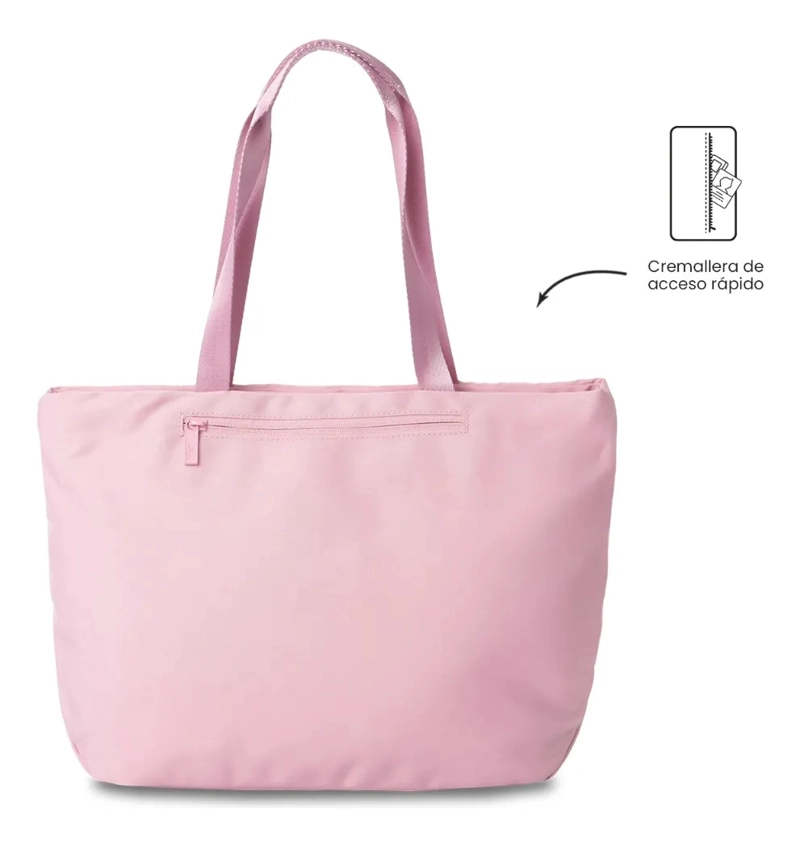 TOTE BAG PARA MUJER FREYA MEDIANO ROSADO - 4