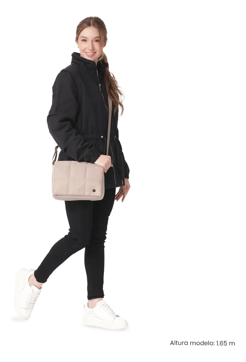 BOLSO PARA MUJER FREYA TIPO CROSSBODY PEQUEÑO BEIGE - 2