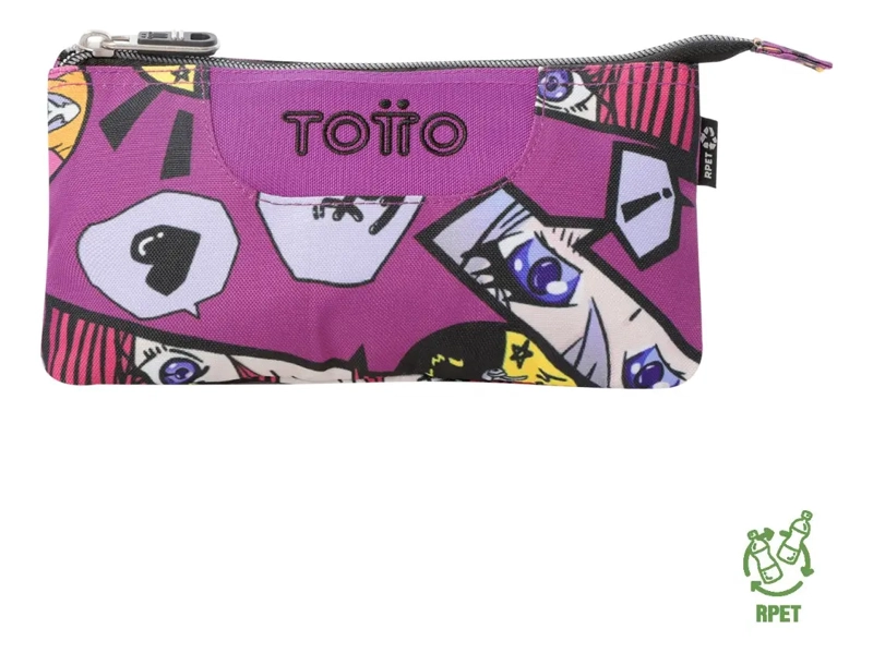 ESTUCHE TOTTO TABLERO ANIME FUCSIA - 3