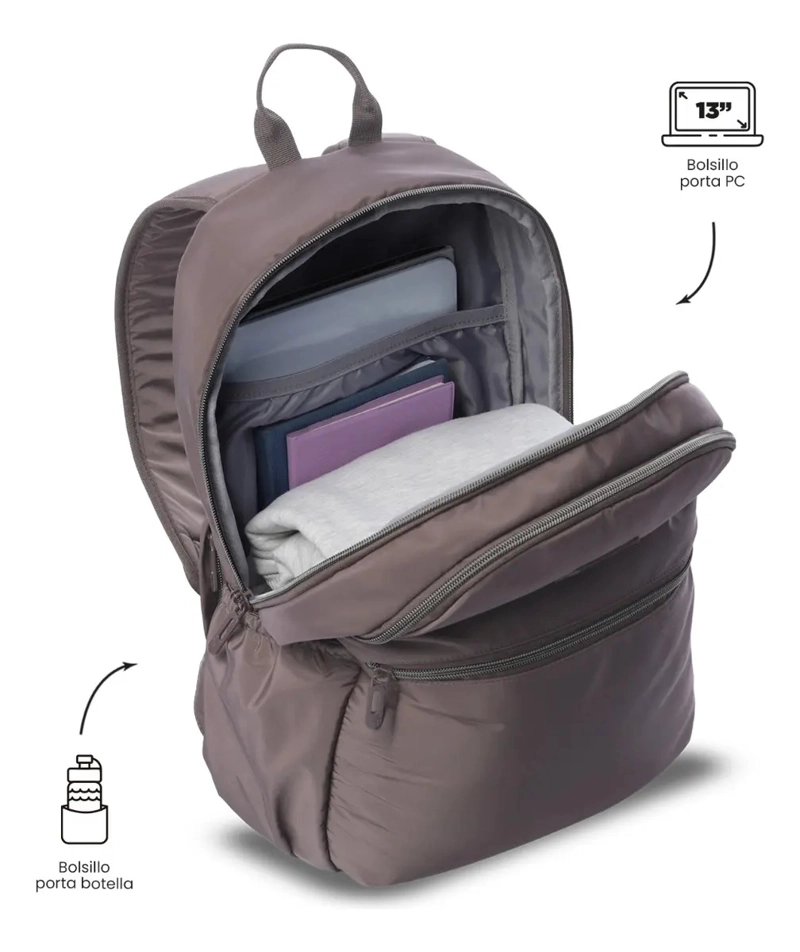 MOCHILA EJECUTIVO PORTA PC 13  AYNATTO 2.0 TERREO MUJER - 5