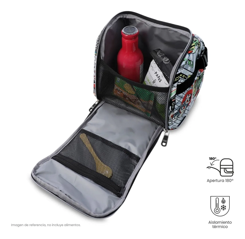 LONCHERA TE RMICA PARA HOMBRE RESALTADOR GRANDE GRIS - 3