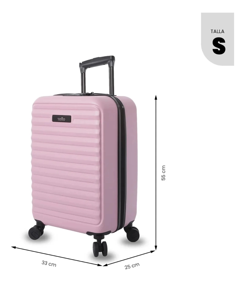 MALETA DE CABINA 360 HELIOS S2 2.0 10 KILOS ROSADA - 3