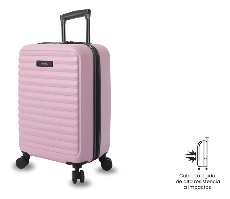MALETA DE CABINA 360 HELIOS S2 2.0 10 KILOS ROSADA - 5