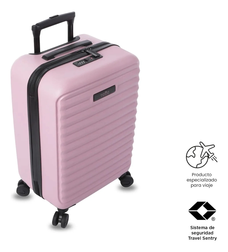 MALETA DE CABINA 360 HELIOS S2 2.0 10 KILOS ROSADA - 6