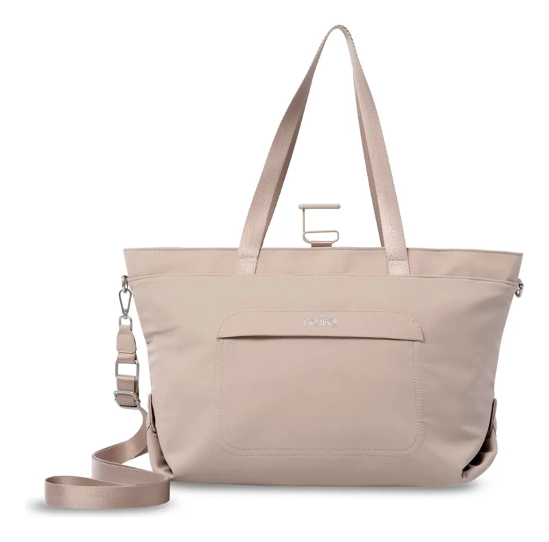 TOTE BAG PARA MUJER MADRID PORTA PC 15  GRANDE BEIGE - 1