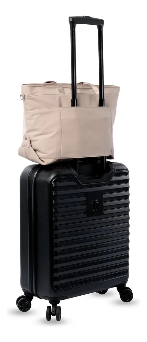 TOTE BAG PARA MUJER MADRID PORTA PC 15  GRANDE BEIGE - 6