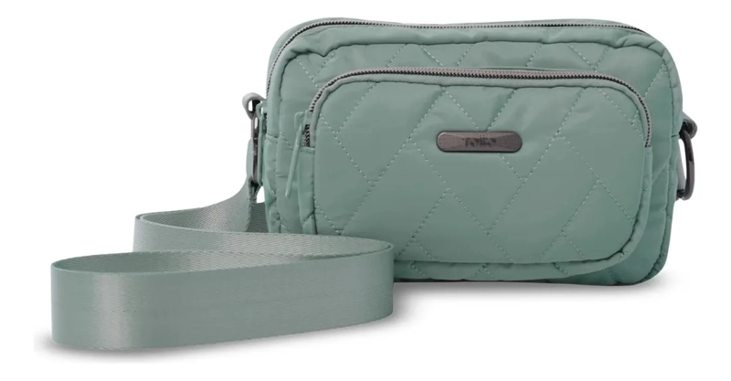 BOLSO PARA MUJER 2 EN 1 FUNTY 3.0 QUILTED PEQUEÑO VERDE - 1