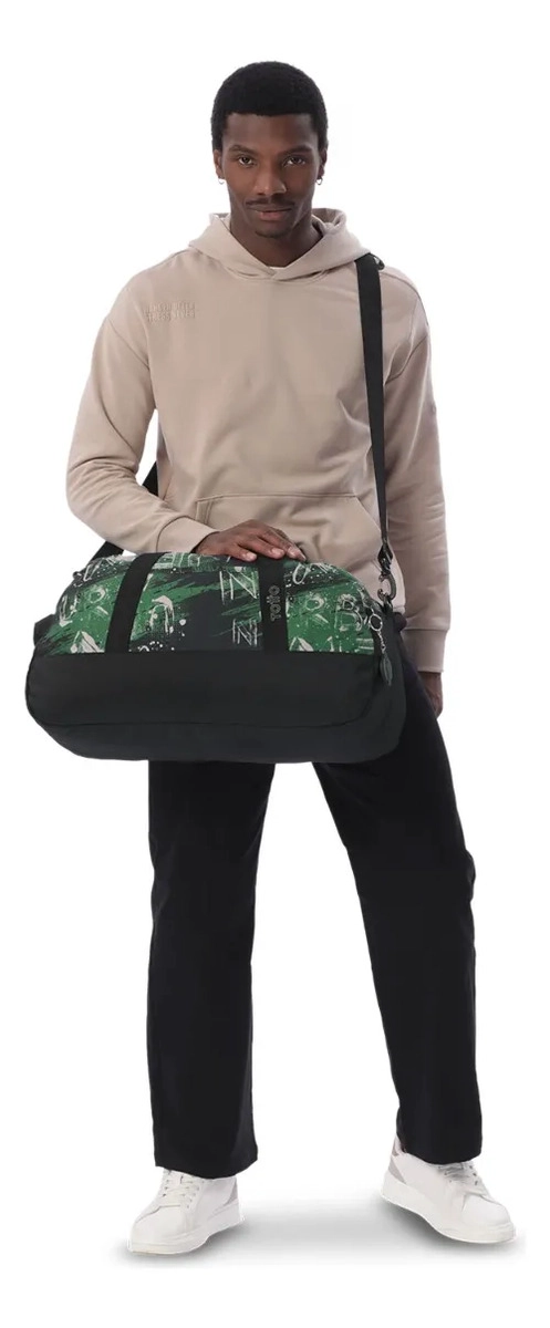 BOLSO DE VIAJE ACTIVE MEDIANA COLOR VERDE - 5