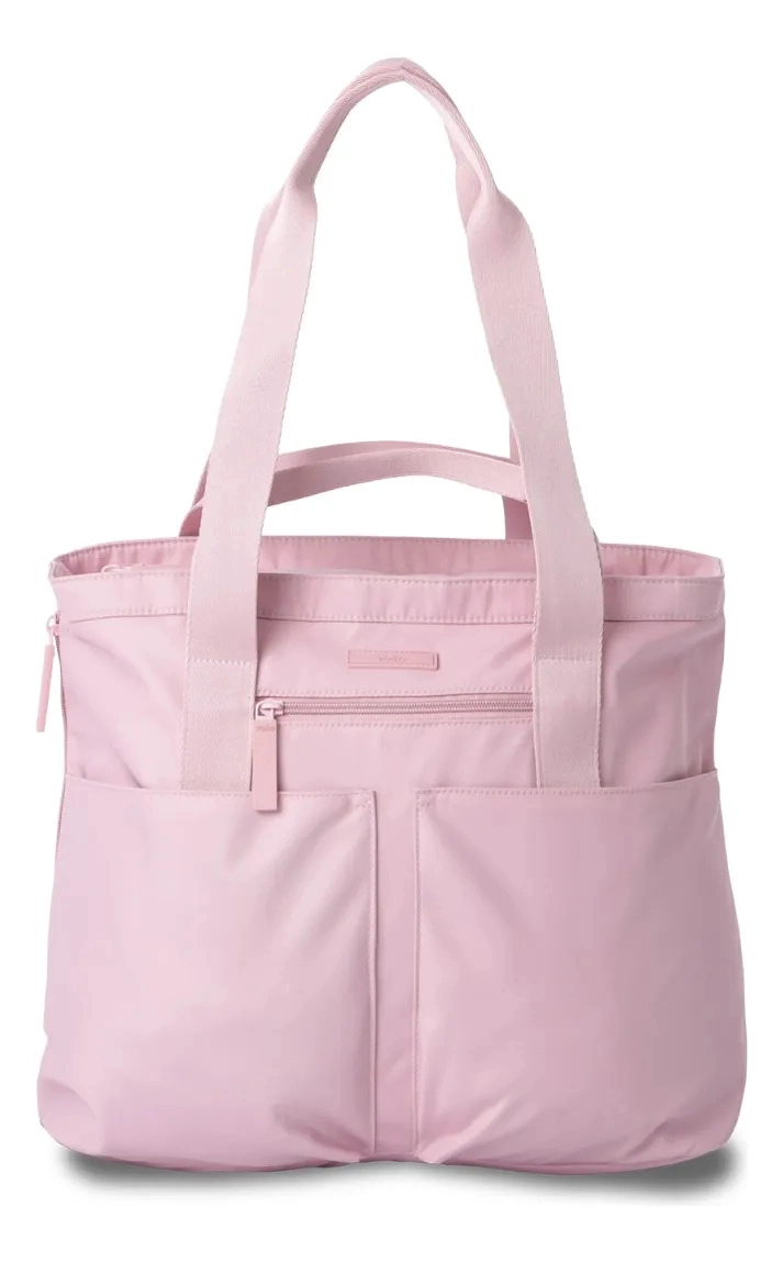 SHOPPING BAG GRANDE PARA MUJER CRESA PORTA PC 14  ROSADO - 1