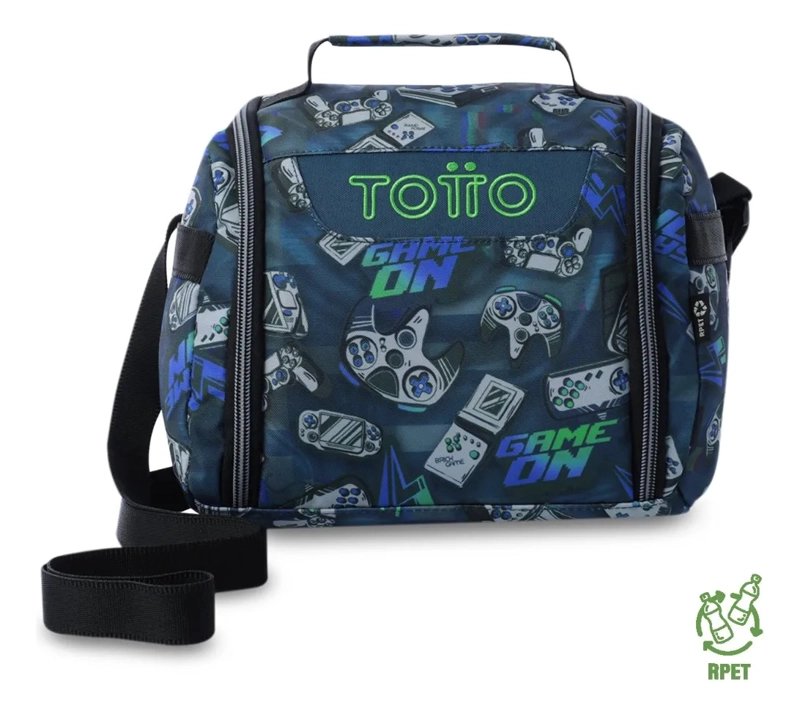 LONCHERA TE RMICA PARA HOMBRE RESALTADOR GRANDE AZUL - 1