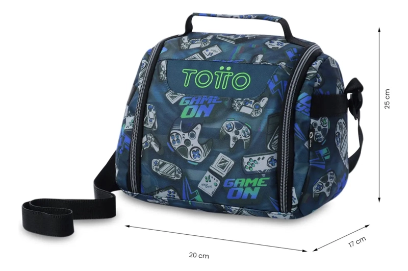 LONCHERA TE RMICA PARA HOMBRE RESALTADOR GRANDE AZUL - 4
