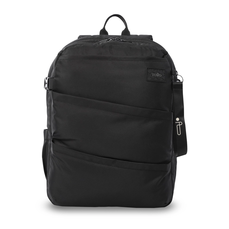 MOCHILA DE VIAJE GRANDE CREW NEGRO - 1