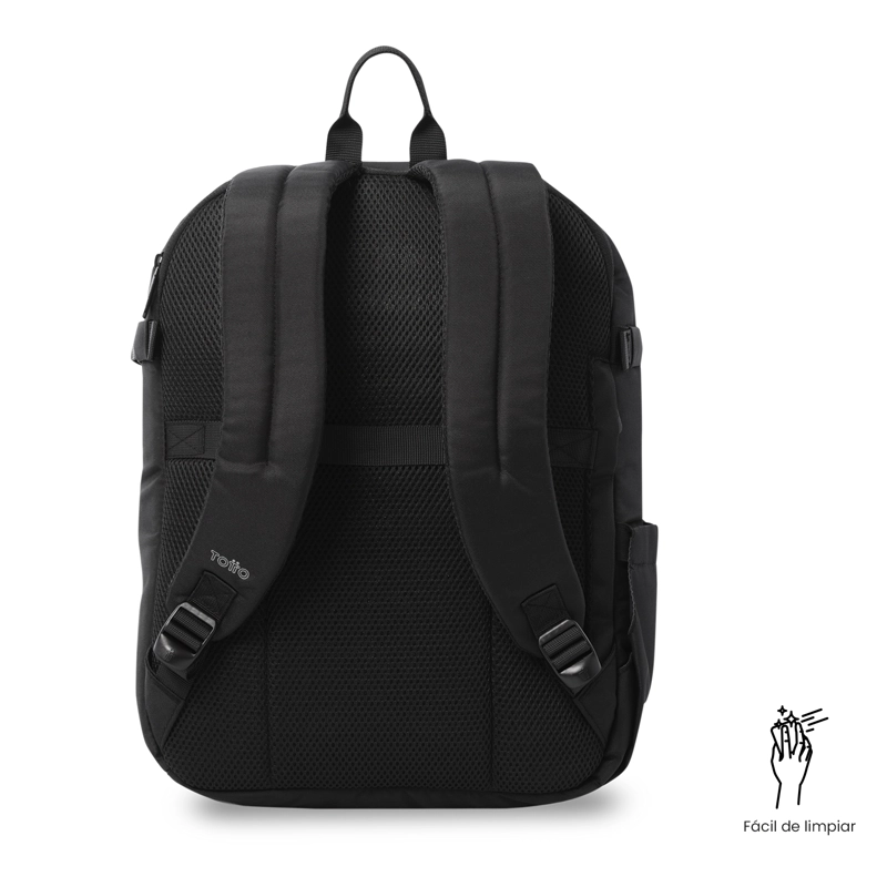 MOCHILA DE VIAJE GRANDE CREW NEGRO - 6