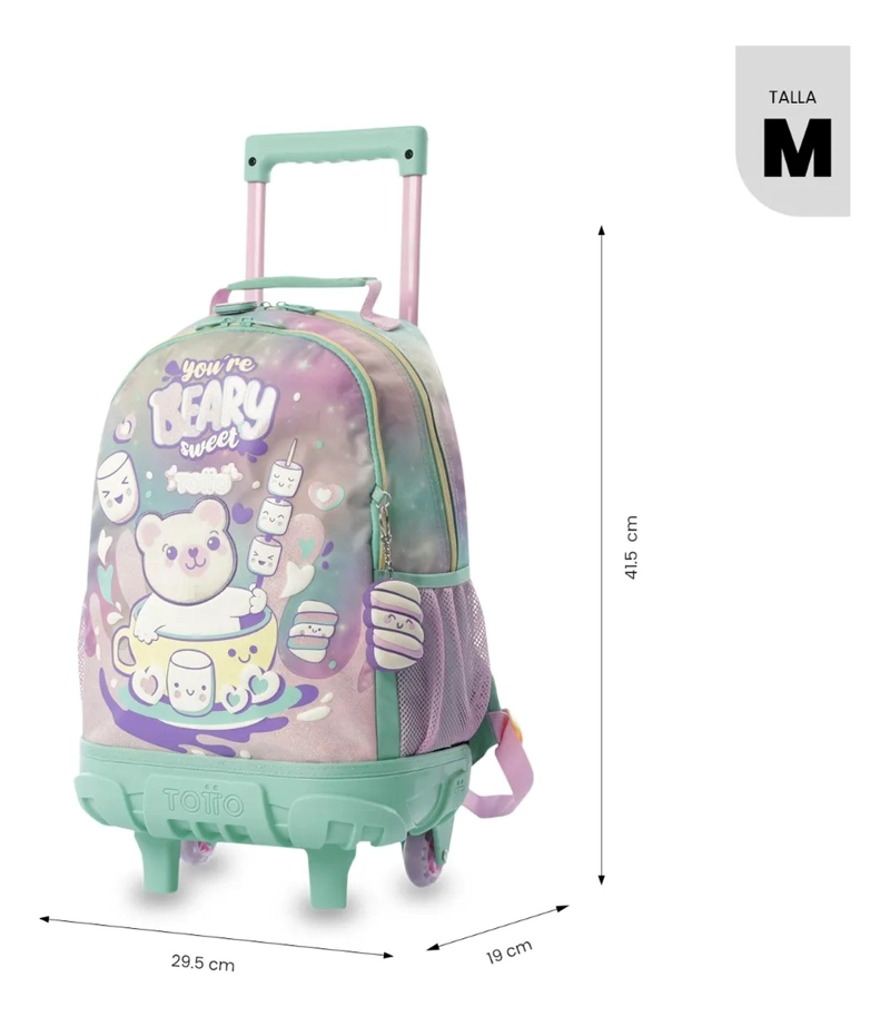 PACK ESCOLAR X3 MALETA RUEDAS+LONCHERA+MULTIUSO MELLOW GRIS - 3
