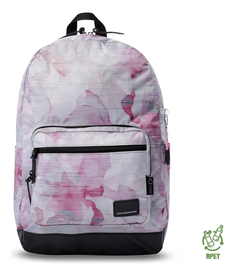MOCHILA UNIVERSITARIO PORTA PC 14  TOCAX ROSADO MUJER - 1