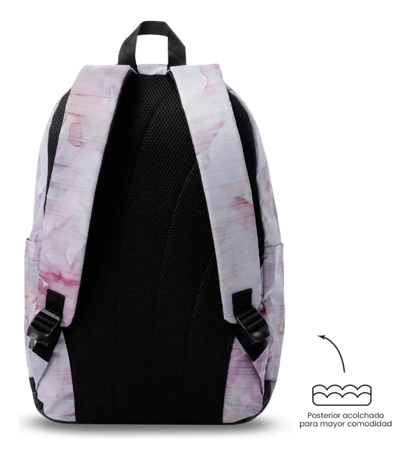 MOCHILA UNIVERSITARIO PORTA PC 14  TOCAX ROSADO MUJER - 4
