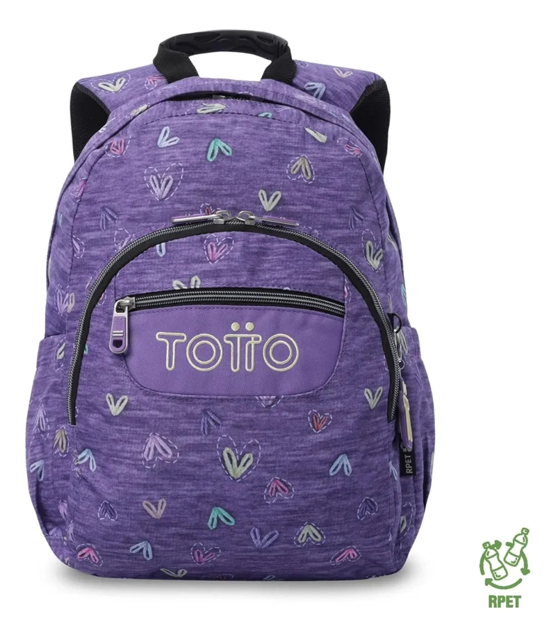 MOCHILA JUVENIL PORTA PC 13  GOMMAS MORADO - 1