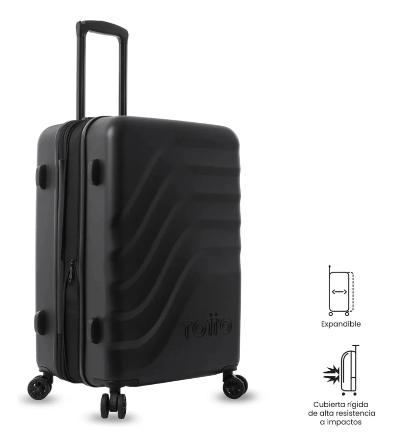MALETA DE VIAJE MEDIANA 360 BAZY+ 2.0 NEGRA - 4