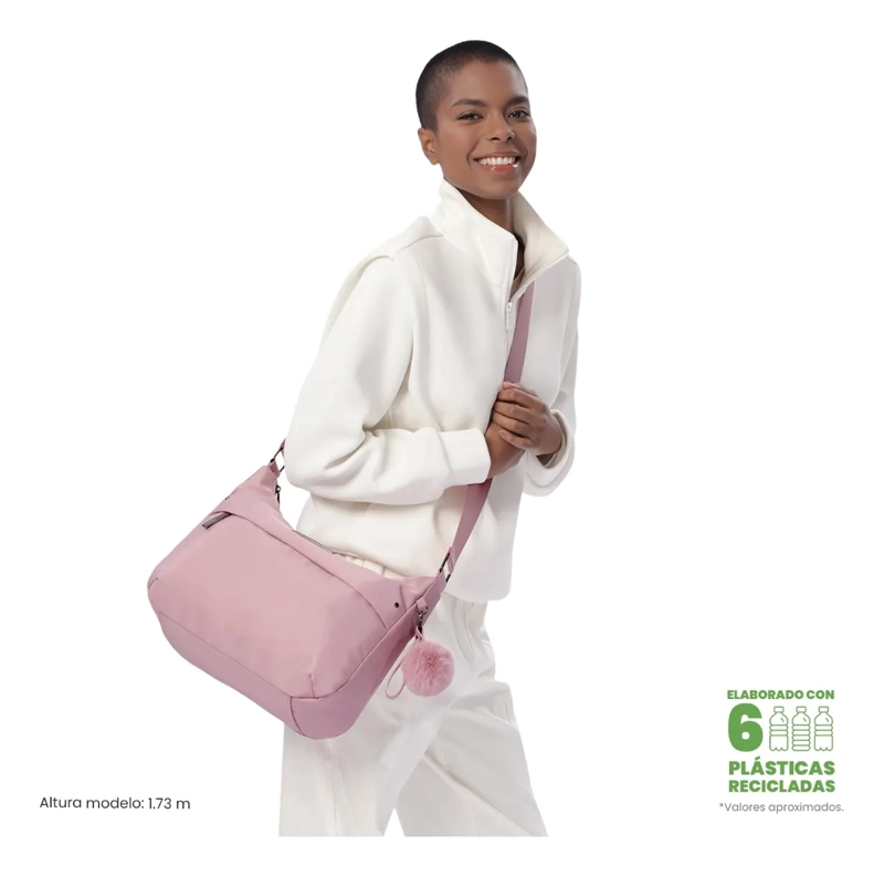 BOLSO PARA MUJER ADELAIDE 1 2.0 TIPO CROSSBODY MEDIANO ROSA - 2