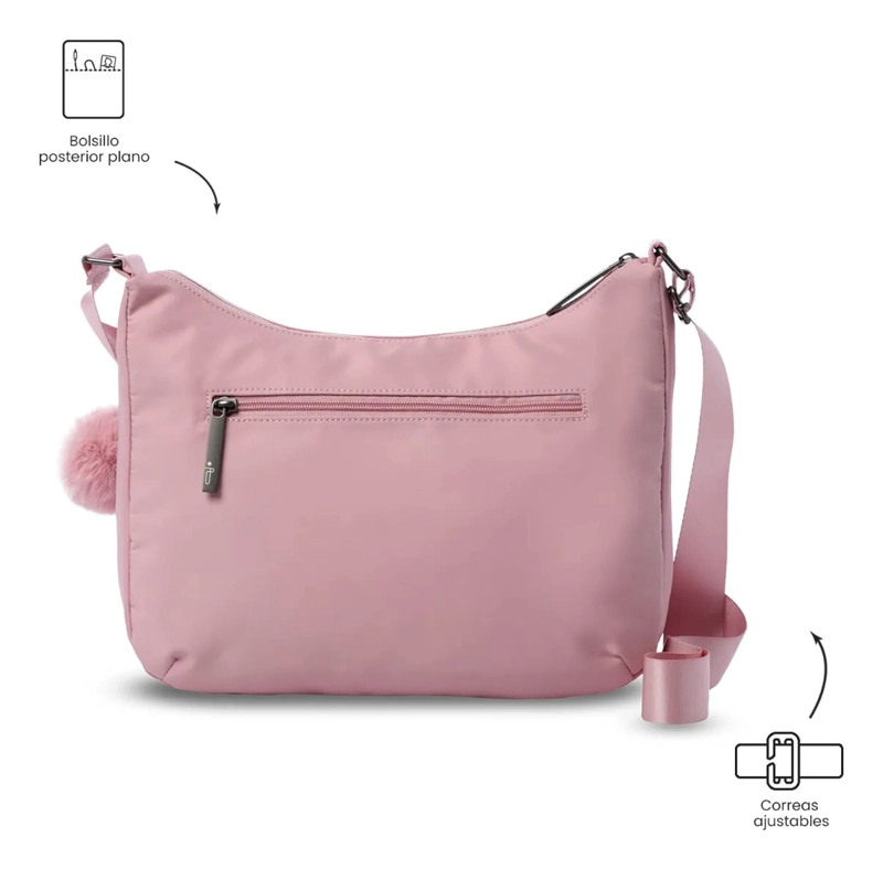 BOLSO PARA MUJER ADELAIDE 1 2.0 TIPO CROSSBODY MEDIANO ROSA - 4