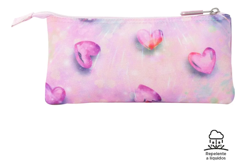 ESTUCHE TOTTO TABLERO CORAZON ROSA - 1
