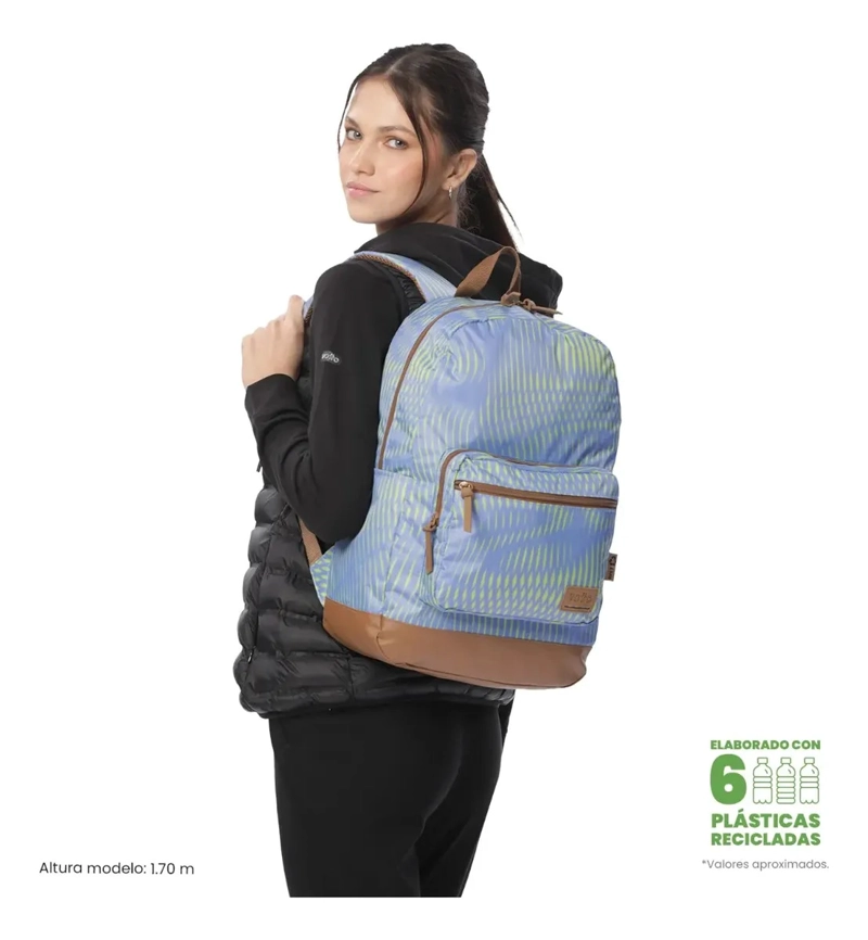 MOCHILA UNIVERSITARIO PORTA PC 14  TOCAX AMARILLO MUJER - 2