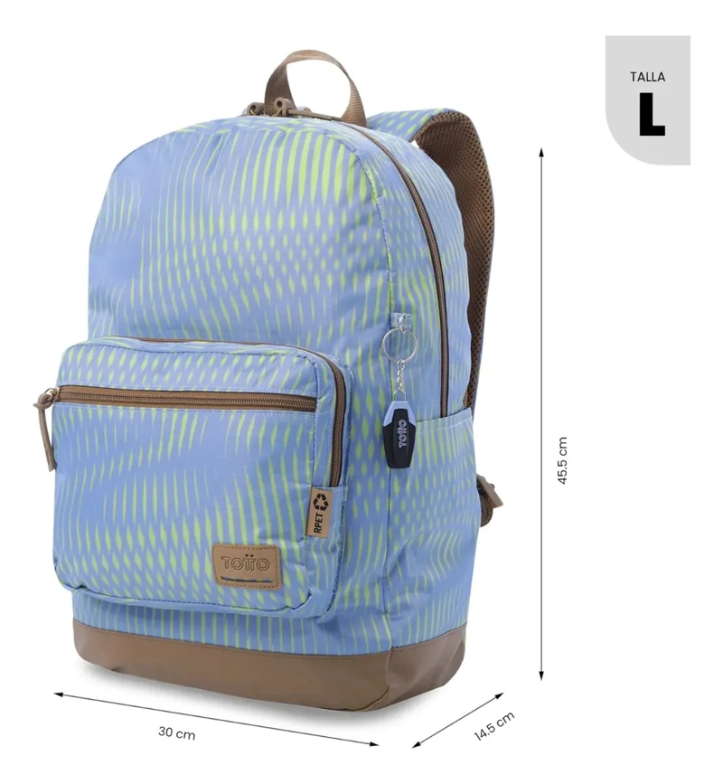MOCHILA UNIVERSITARIO PORTA PC 14  TOCAX AMARILLO MUJER - 3