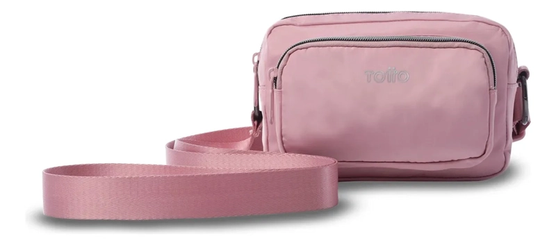 BOLSO PARA MUJER FUNTY 3.0 TIPO CROSSBODY PEQUEÑO ROSADO - 1