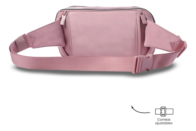 BOLSO PARA MUJER FUNTY 3.0 TIPO CROSSBODY PEQUEÑO ROSADO - 5