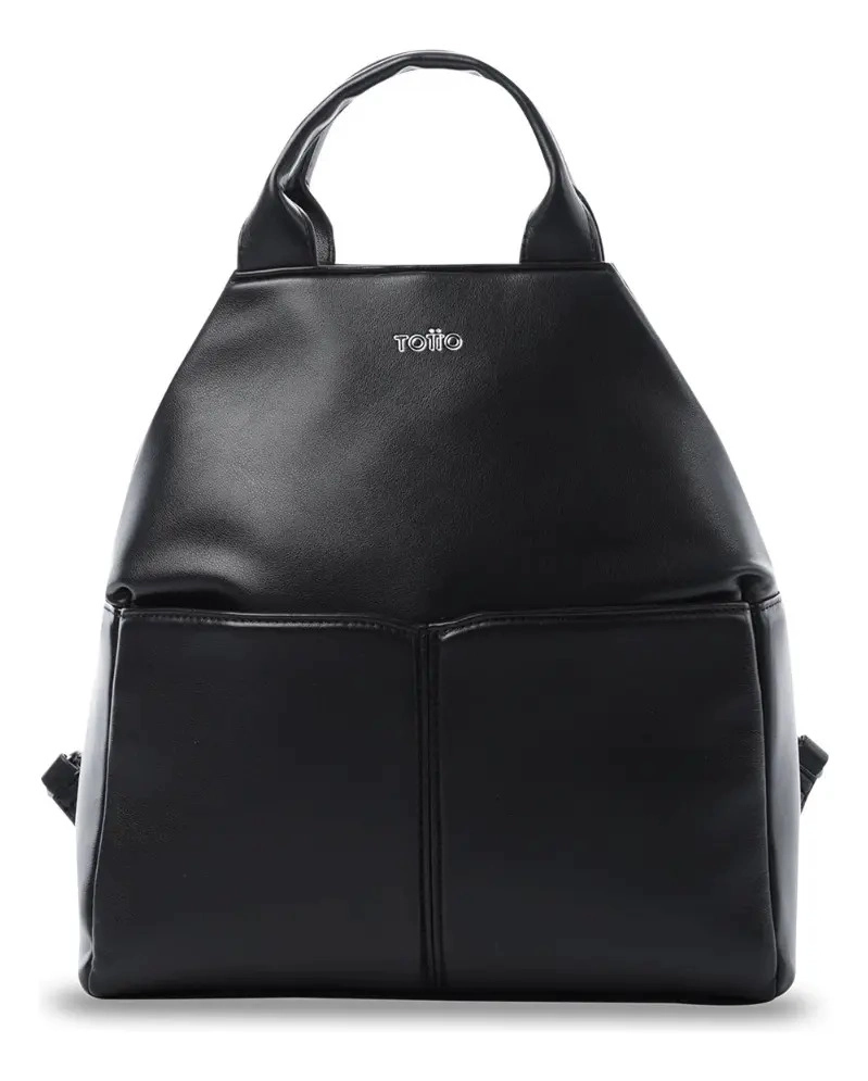 CARTERA TOTTO UNIVERSITARIO DE MODA STYLE 1 NEGRO - 1